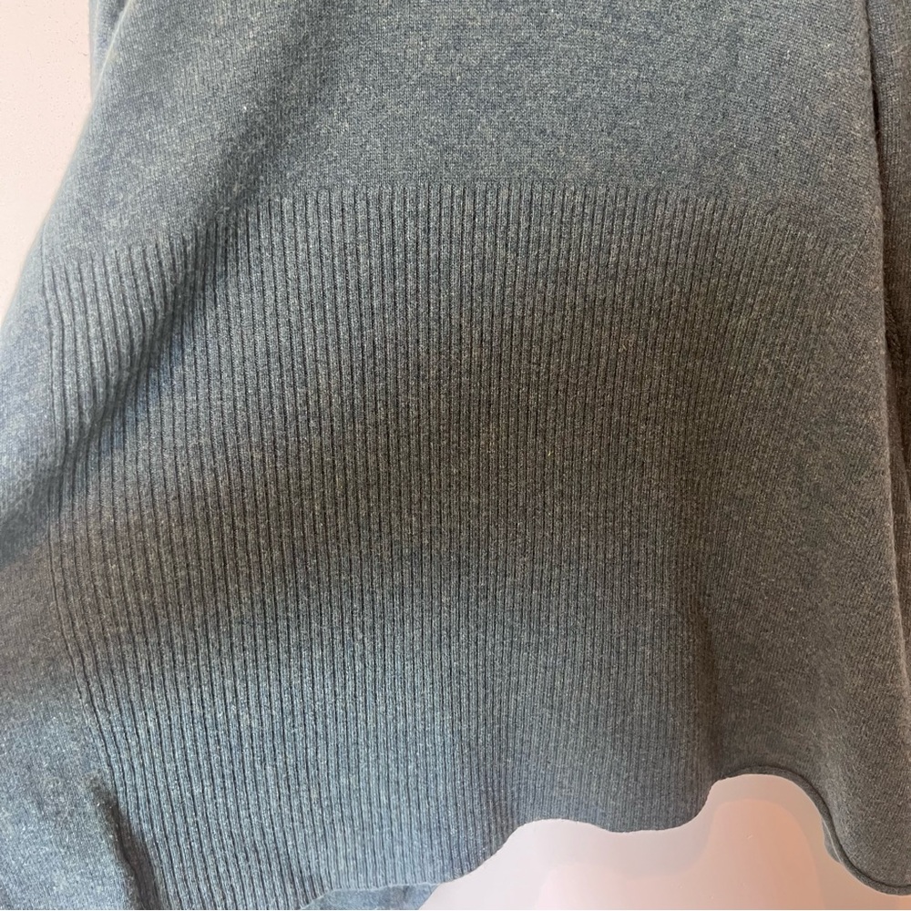 St Tropez Blue Teal Sweater Cardigan 2-Ply Cashmere Womens Large Soft Classy - Picture 10 of 12